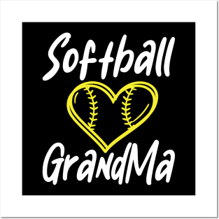 Softball Grandma Posters and Art